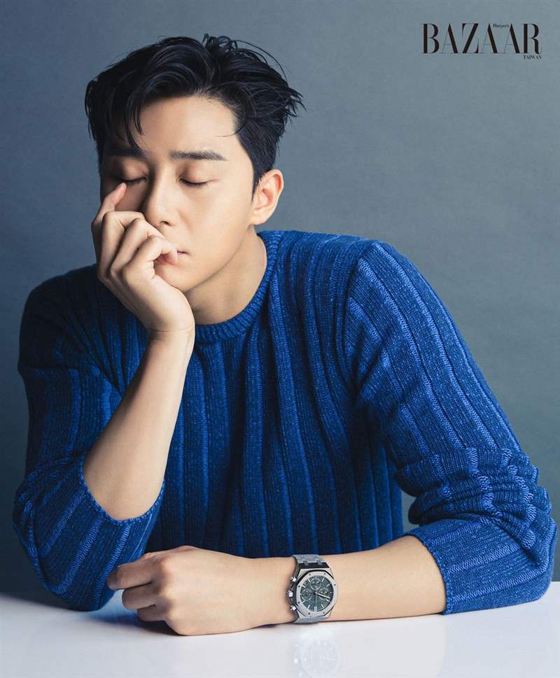樸敘俊也是AP表鐵粉,登BAZAAR封面帥戴皇家橡樹超限量表款！-復刻表