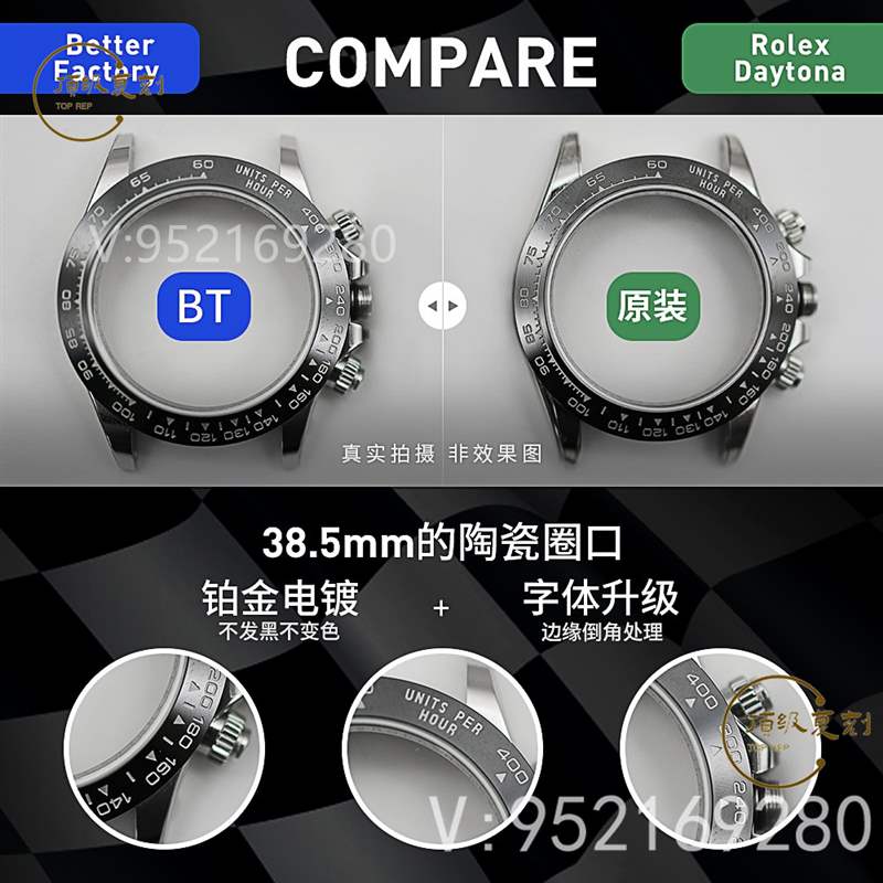 BT廠勞力士4130機(jī)芯迪通拿對(duì)比正品怎么樣,還值得買嗎-復(fù)刻表