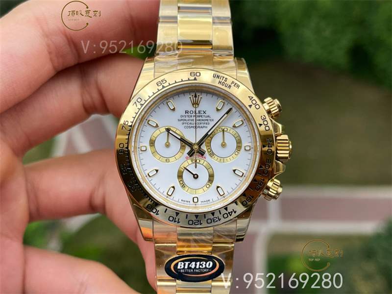 bt廠勞力士迪通拿全金白盤116508復(fù)刻表做工怎么樣-復(fù)刻表