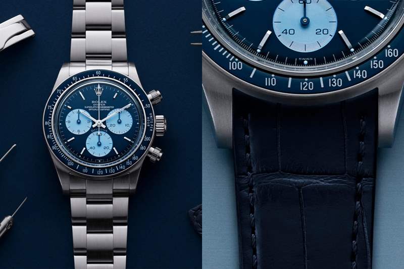 超型客制勞力士|多重藍(lán)調(diào)Daytona迪通拿-復(fù)刻表