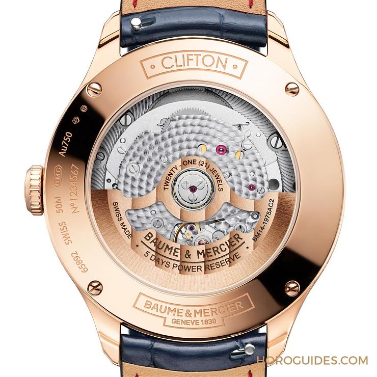 Baume & Mercier - 自有機(jī)芯性能再精進(jìn)｜Baume & Mercier克里頓Baumatic星期日期及月相