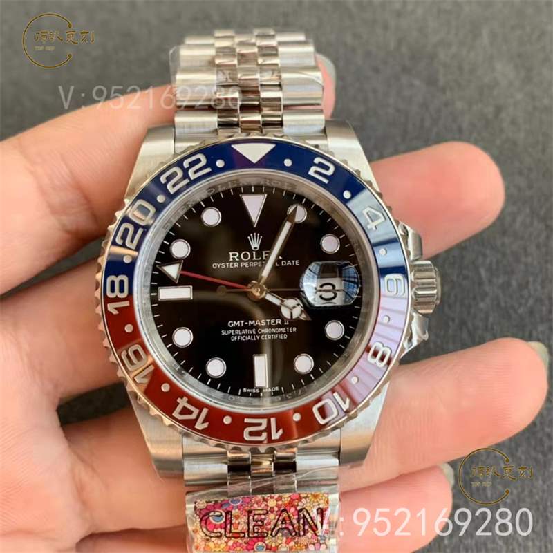 C廠勞力士格林尼治紅藍(lán)可樂(lè)圈復(fù)刻表做工怎么樣-復(fù)刻表