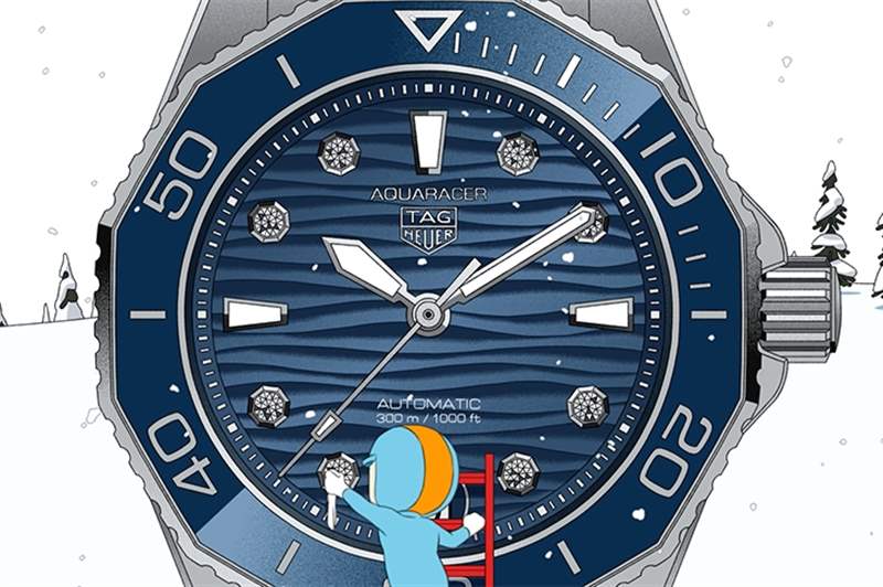 泰格豪雅眾代言人Q萌現身，為圣誕節(jié)挑表選禮獻計！-復刻表