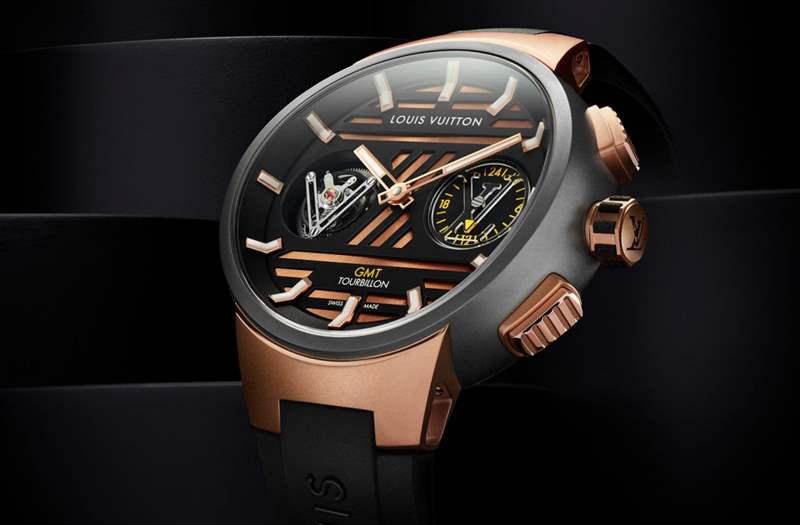 Louis Vuitton Tambour Curve GMT Flying Tourbillon|注入現(xiàn)代風(fēng)格的對稱美學(xué)-復(fù)刻表