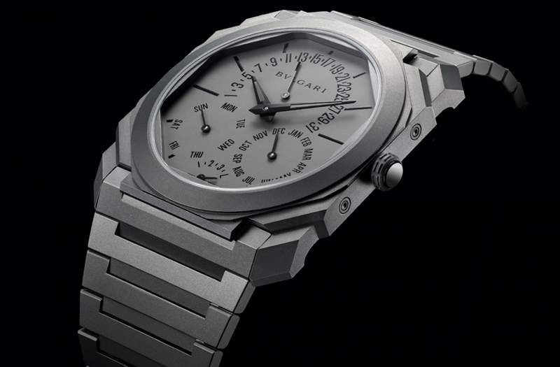 BVLGARI Octo Finissimo 2021年帶來超薄萬年歷與安藤忠雄聯(lián)乘!極繁與極簡的一體兩面-復刻表