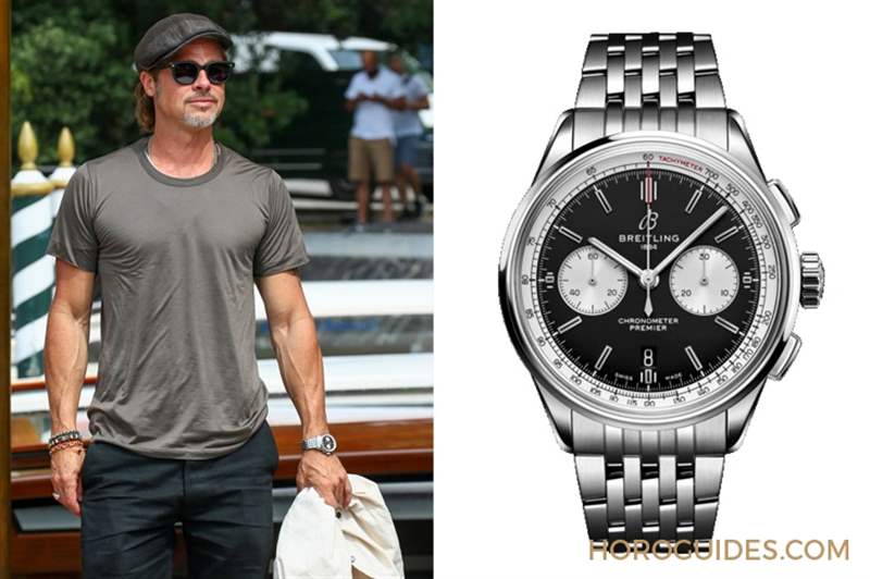 【名人表盒】陪著布萊德彼特走過那些時刻的那些表-復刻表