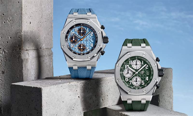 42mm初代設(shè)計(jì)進(jìn)化回歸,常態(tài)發(fā)行!愛彼皇家橡樹離岸型自動上鏈計(jì)時碼表-復(fù)刻表