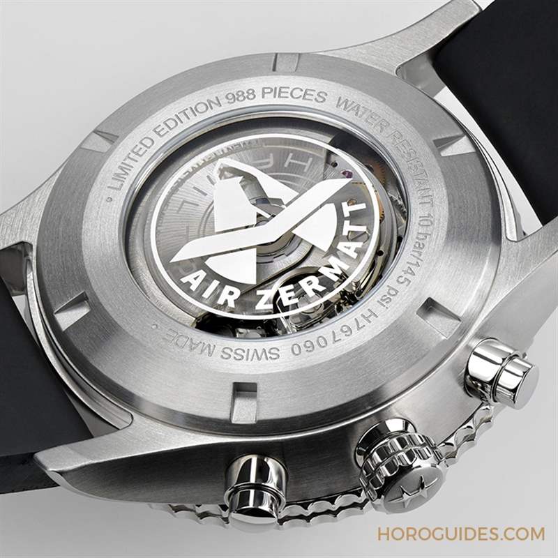 向空中救援精銳致敬|HAMILTON Khaki Aviation系列Air Zermatt Converter限量計(jì)時(shí)碼表-復(fù)刻表