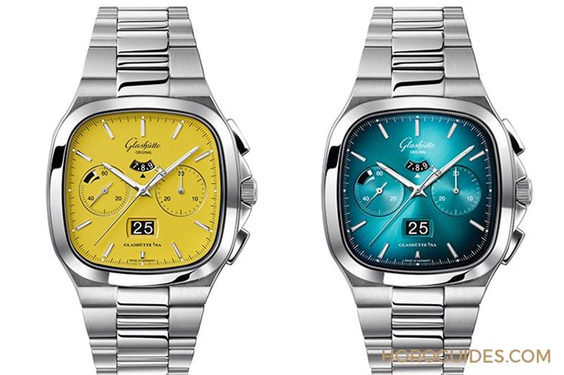 復古未來摩登亮色|格拉蘇蒂原創(chuàng)七零年代大日歷計時腕表限量新色-復刻表