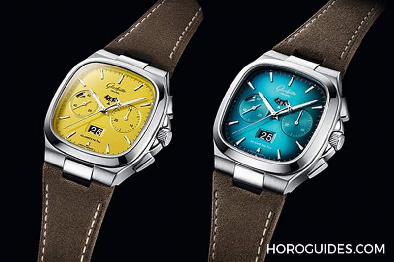 復古未來摩登亮色|格拉蘇蒂原創(chuàng)七零年代大日歷計時腕表限量新色-復刻表