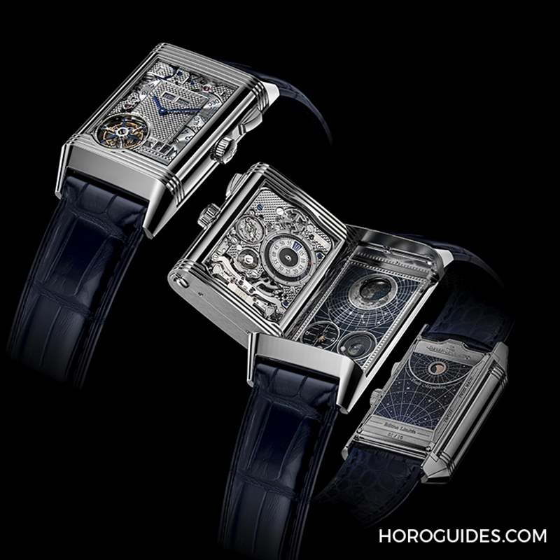 全球首款四面時(shí)計(jì)！11項(xiàng)復(fù)雜功能入列｜積家超卓復(fù)雜功能系列185型機(jī)芯翻轉(zhuǎn)腕表-復(fù)刻表