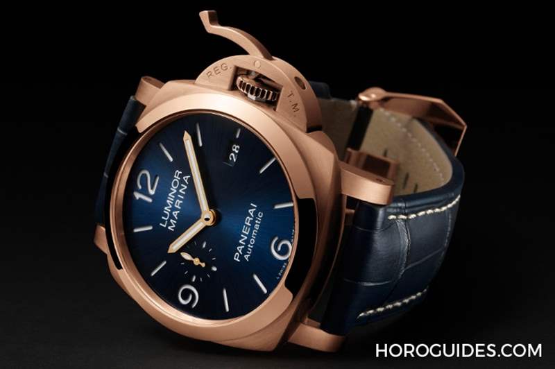 沛納海Goldtech?紅金的獨(dú)家魅力|Luminor Marina Goldtech? 紅金44mm-PAM01112-復(fù)刻表