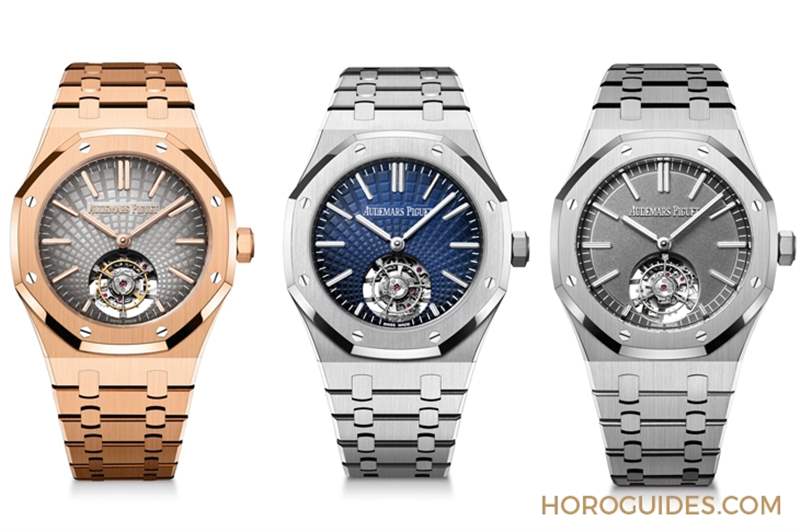 愛彼皇家橡樹首款自動(dòng)上鏈飛行陀飛輪現(xiàn)身,罕見鈦金屬款話題加碼-復(fù)刻表