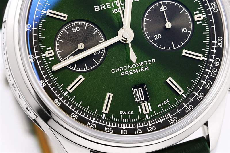 GF廠百年靈璞雅B01綠色表盤(pán)復(fù)刻版評(píng)測(cè)-復(fù)刻表