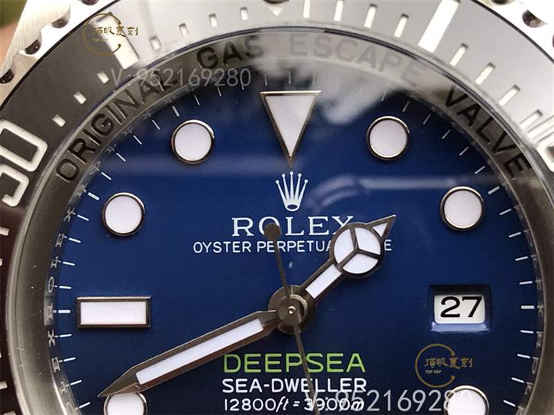 AR廠勞力士漸變藍鬼王v2版腕表復刻做工怎么樣對比n廠漸變鬼王-復刻表