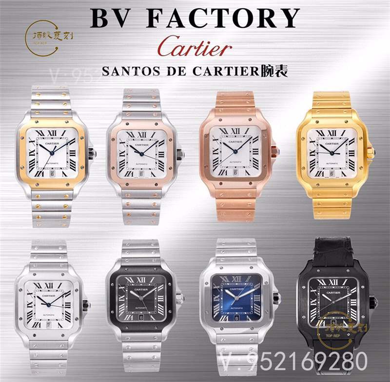 BV廠卡地亞山度士桑托斯腕表復刻做工怎么樣,為何是最高版本復刻-復刻表