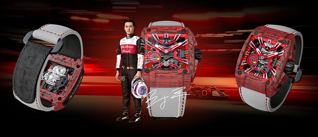 真力時天頂計時大師運動兩種音調-叛亂RE-VOLT VALTTERI BOTTAS C42 和 ZHOU GUANYU C42-復刻表
