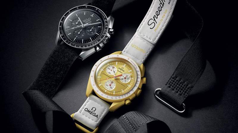 斯沃琪+歐米茄聯(lián)名:生物陶瓷超霸月亮手表樣本-復刻表