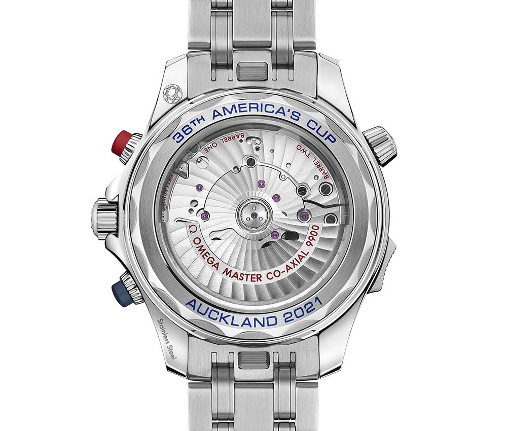 歐米茄海馬系列潛水員300米美洲杯計時碼表-復刻表