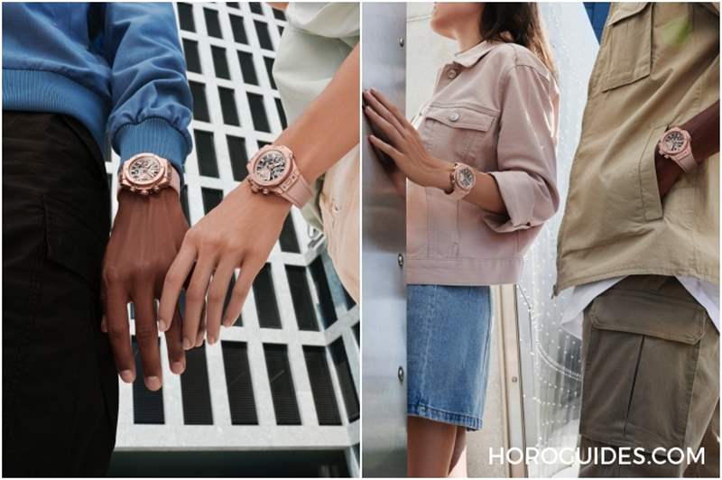 顏色無性別之分！HUBLOT Big Bang千禧粉腕表為兩性而生-復刻表