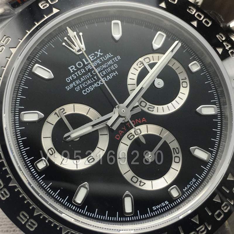 N廠迪通拿V3版「4130機芯」黑鋼迪116500LN陶瓷圈黑面表盤-復(fù)刻表