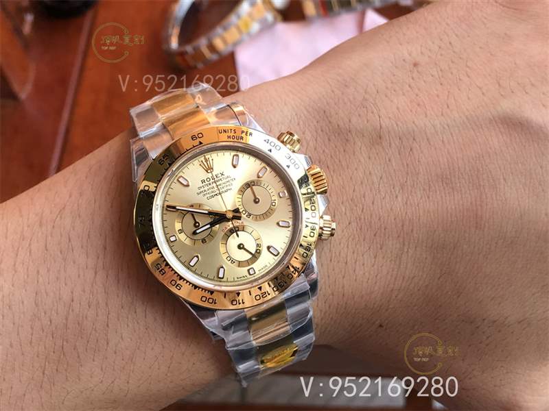 N廠復(fù)刻勞力士迪通拿m116503間金金盤做工怎么樣,內(nèi)附實拍圖-復(fù)刻表