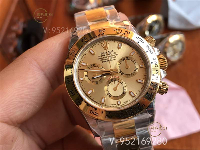 N廠復(fù)刻勞力士迪通拿m116503間金金盤做工怎么樣,內(nèi)附實拍圖-復(fù)刻表