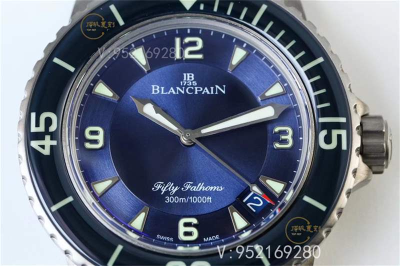 ZF廠寶珀五十噚5015鈦殼藍(lán)盤(pán)復(fù)刻做工怎么樣-復(fù)刻表