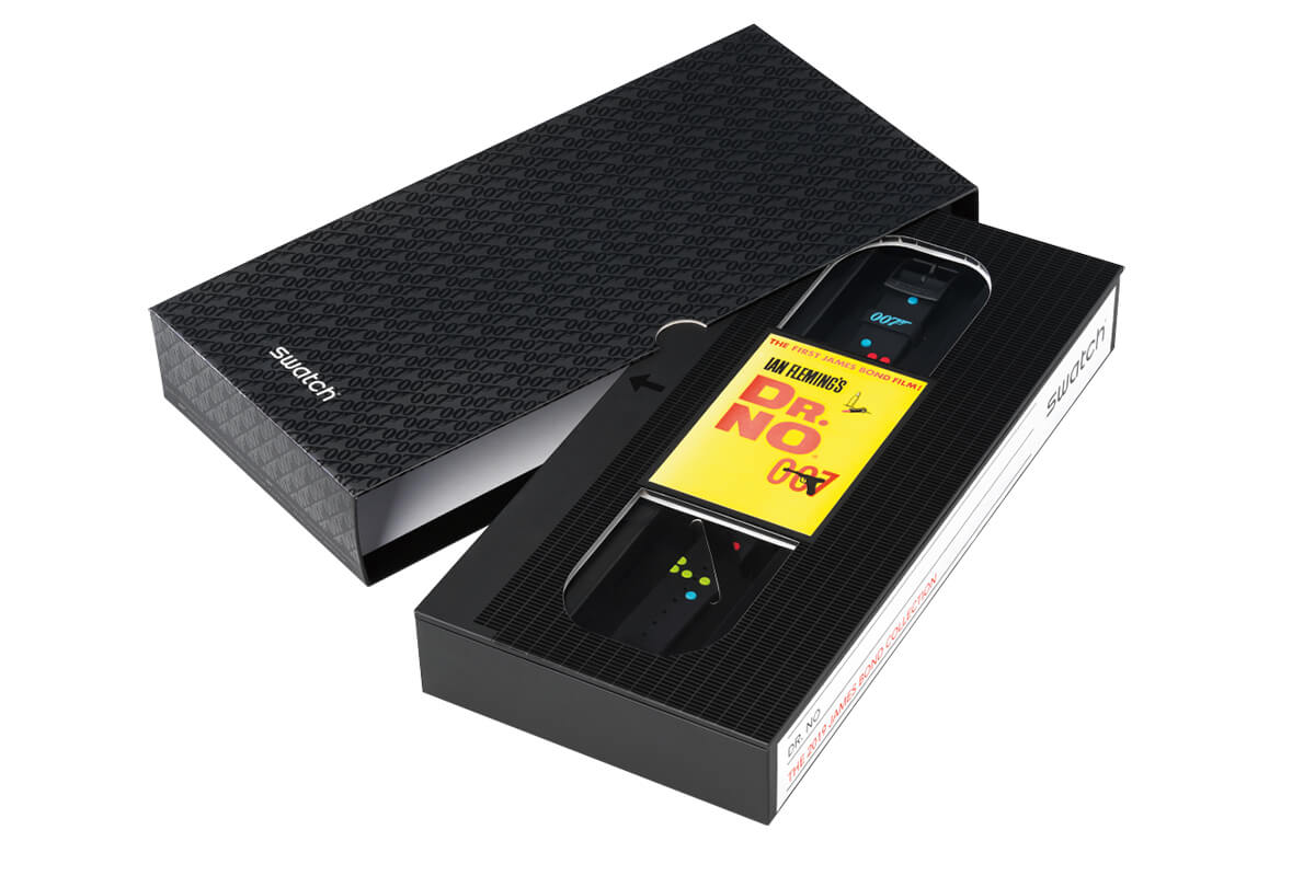 斯沃琪X007聯(lián)名七彩個性石英手表-復刻表