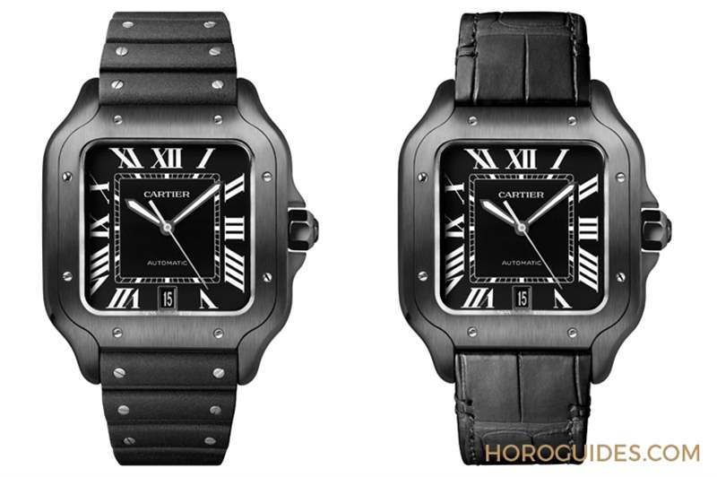 CARTIER - 黑魂模式啟動！ 卡地亞Santos de Cartier大型款