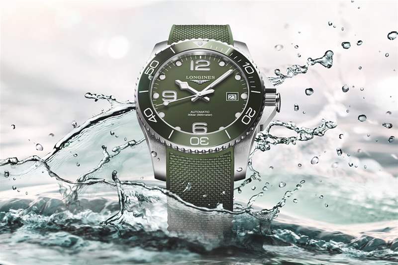浪琴表 HydroConquest 綠色手表