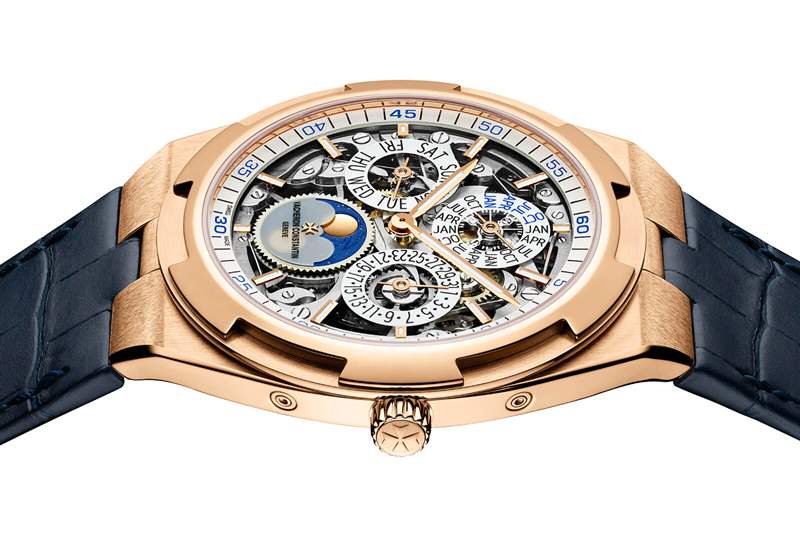 江詩(shī)丹頓海外超薄萬(wàn)年歷鏤空