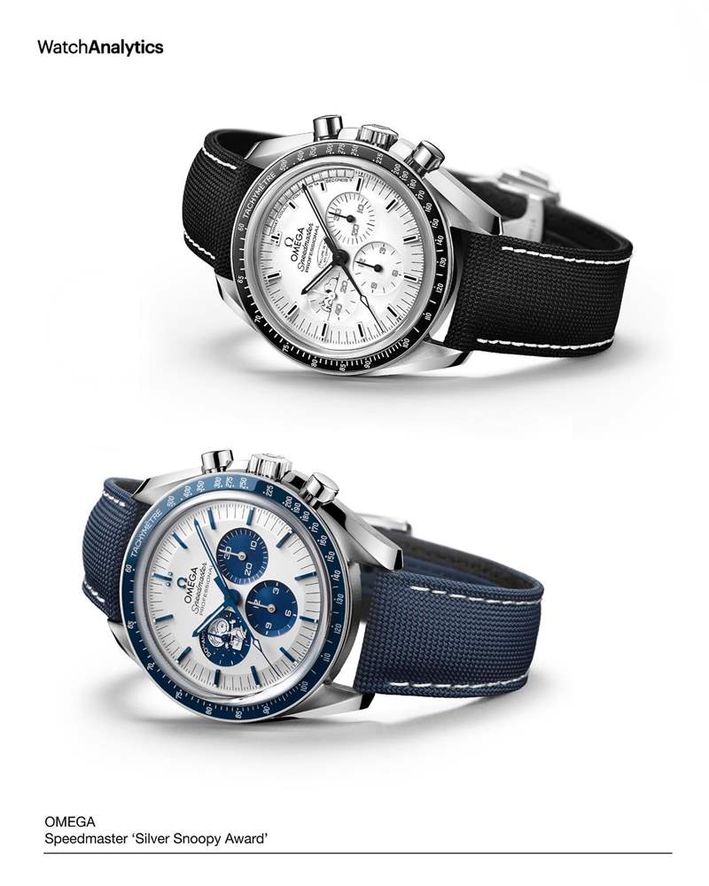 一直以來2代超霸史努比登月錶的行情都比3代高沒錯(cuò)，但是若把時(shí)間範(fàn)圍限制在過去一年內(nèi)，我們驚訝地發(fā)現(xiàn)2代和3代的價(jià)格成長幅度竟然差不多打平了。（IG@watchanalytics）