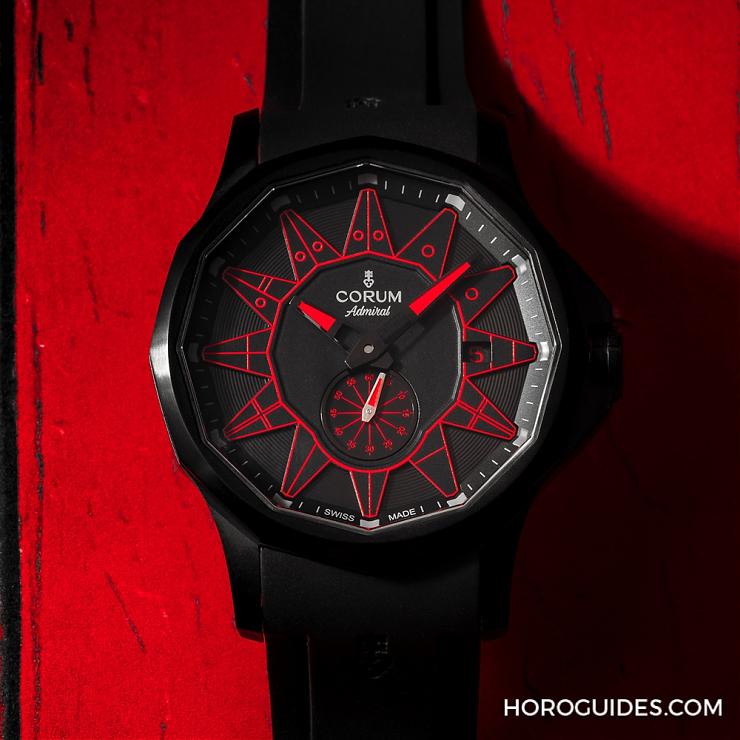 黑潮涌現,五色齊發|Corum Admiral 42 Automatic Full Black-復刻表