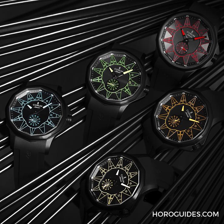 黑潮涌現,五色齊發|Corum Admiral 42 Automatic Full Black-復刻表