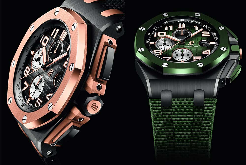 愛(ài)彼ap皇家橡樹(shù)離岸煙熏表盤(pán),男士們的顏色-復(fù)刻表