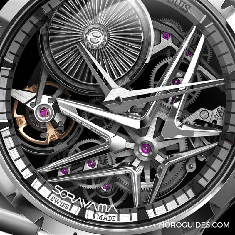 這款自動盤轉起來很迷幻!Roger Dubuis攜手空山基推出Excalibur Sorayama Monobalancier腕表-復刻表