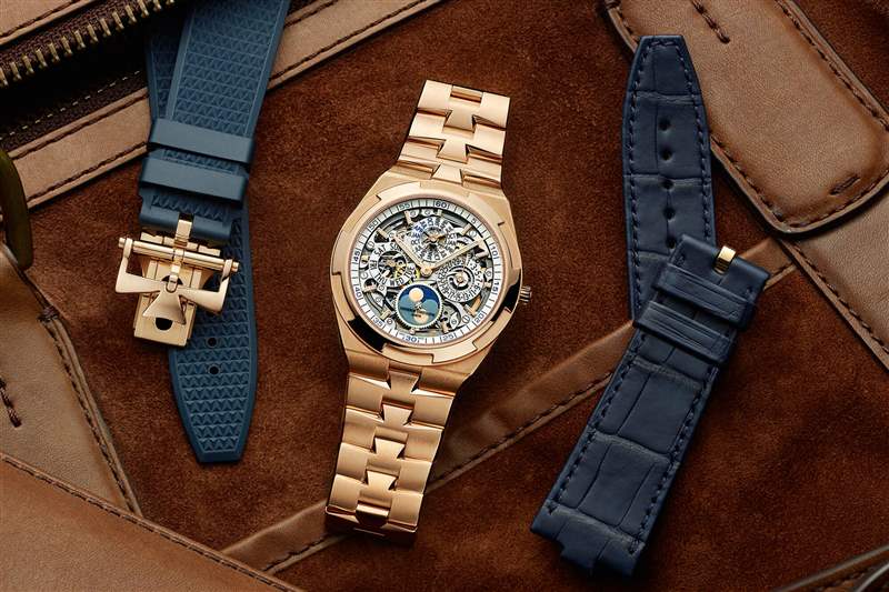 江詩(shī)丹頓海外超薄萬(wàn)年歷鏤空