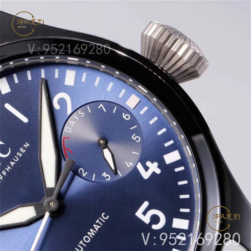 ZF廠萬國大飛-ZF廠萬國大飛行員IW502003藍(lán)盤陶瓷復(fù)刻做工怎么樣-復(fù)刻表