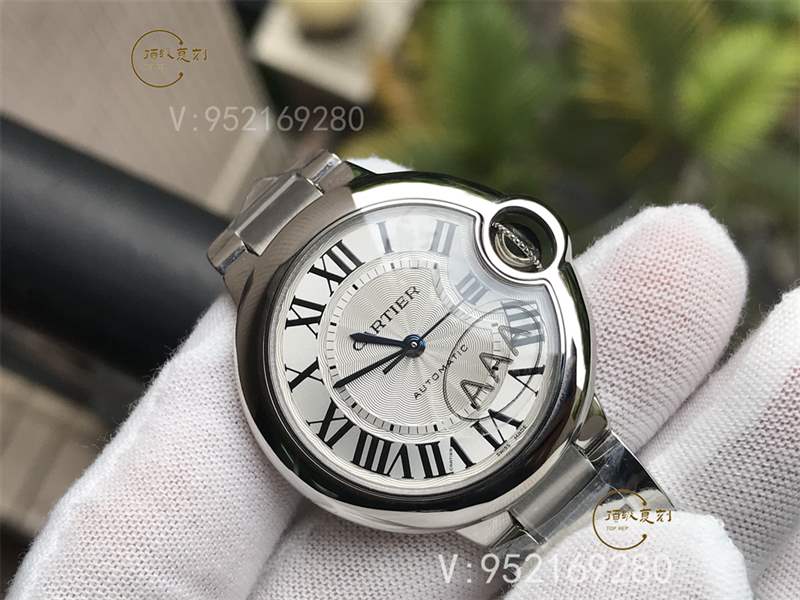 V6廠藍氣球-V6廠卡地亞藍氣球33mm機械女表復刻做工怎么樣-復刻表