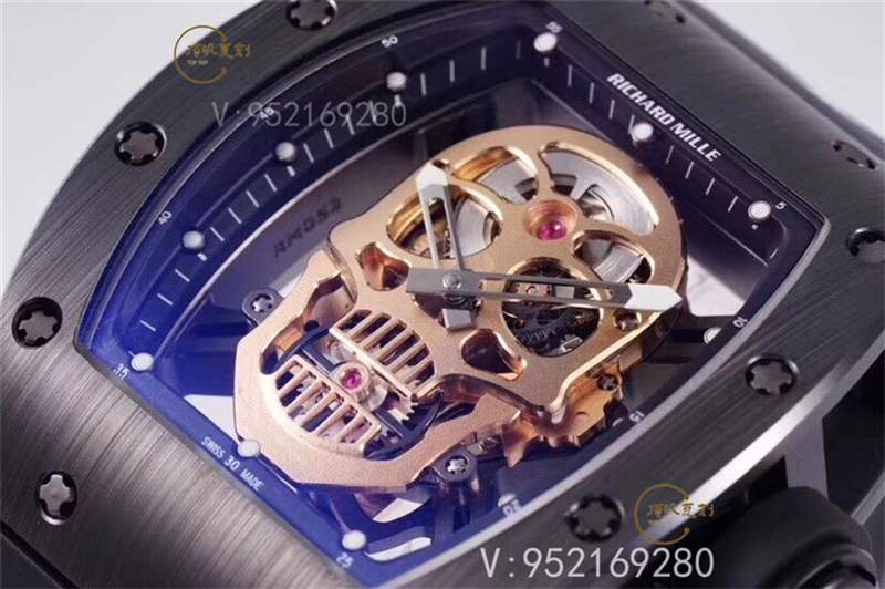 ZF廠理查德米勒RM052骷髏頭黑陶瓷復(fù)刻做工評(píng)測(cè)-復(fù)刻表