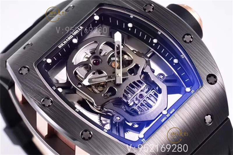 ZF廠理查德米勒RM052骷髏頭黑陶瓷復(fù)刻做工評(píng)測(cè)-復(fù)刻表