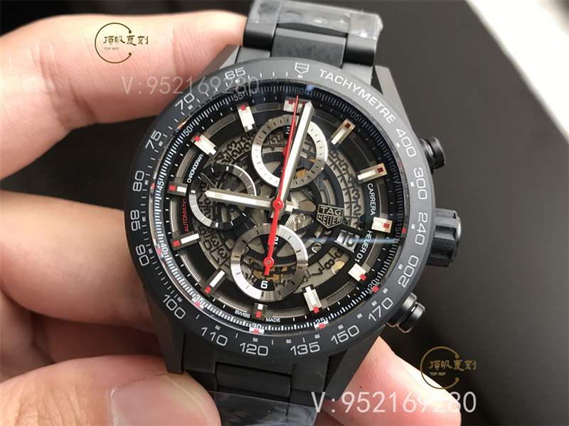 XF廠(chǎng)卡萊拉黑陶瓷-XF廠(chǎng)泰格豪雅卡萊拉黑騎士復(fù)刻表做工怎么樣-復(fù)刻表