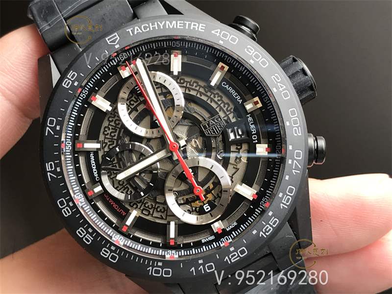 XF廠(chǎng)卡萊拉黑陶瓷-XF廠(chǎng)泰格豪雅卡萊拉黑騎士復(fù)刻表做工怎么樣-復(fù)刻表