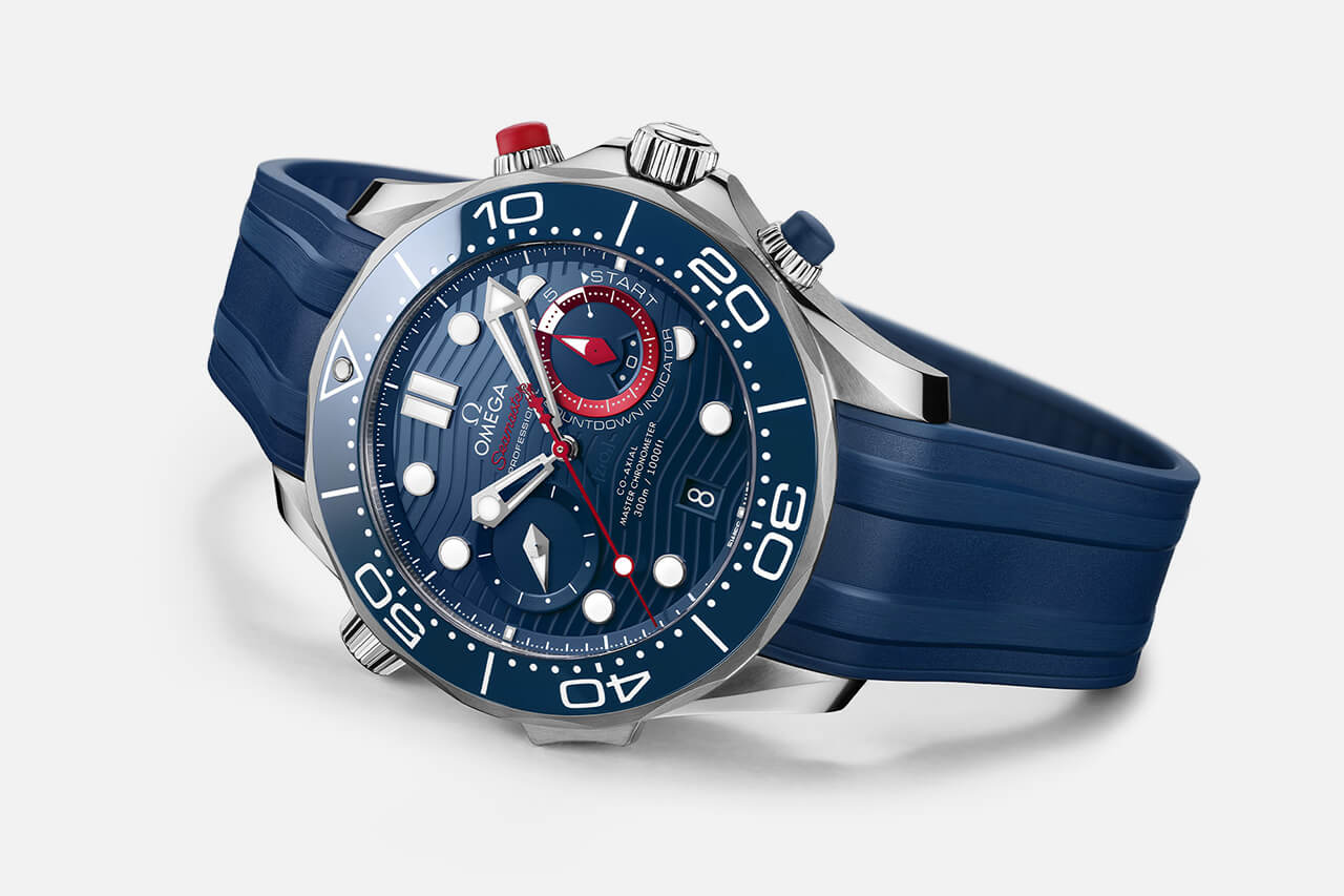 歐米茄海馬潛水員 300M 美洲杯計時碼表