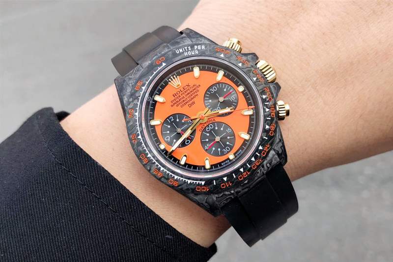 TW廠復(fù)刻勞力士DIW碳纖維改裝版迪通拿復(fù)刻表評測-復(fù)刻表