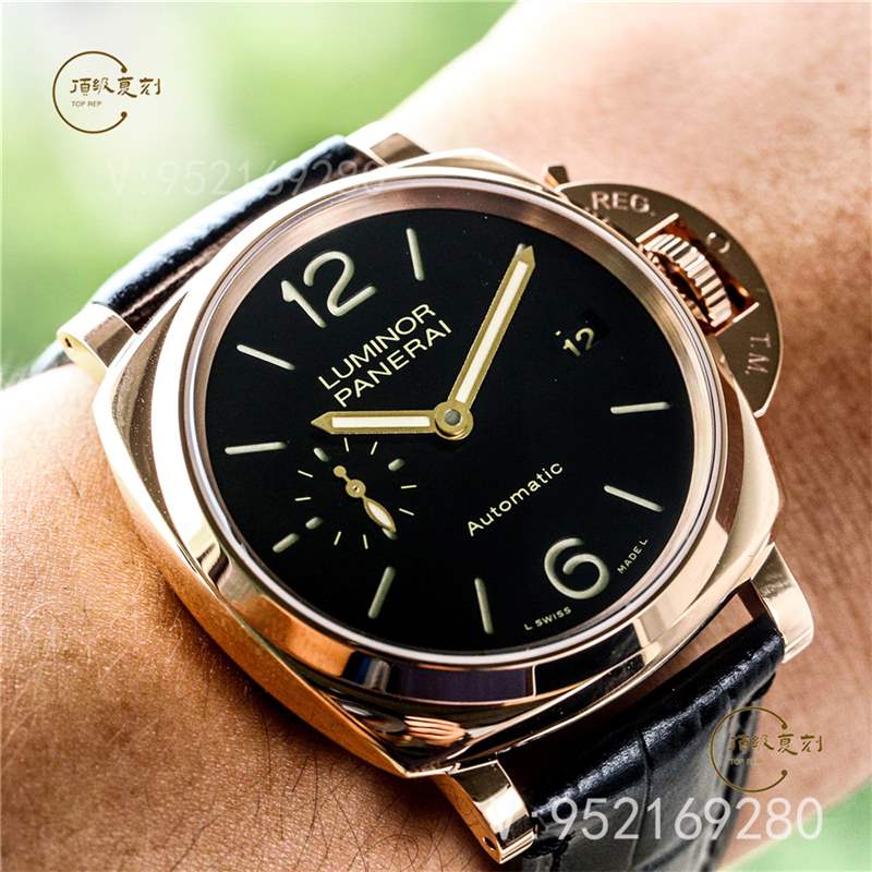 VS廠沛納海908-VS廠沛納海pam908復(fù)刻表38mm紅金做工怎么樣-復(fù)刻表