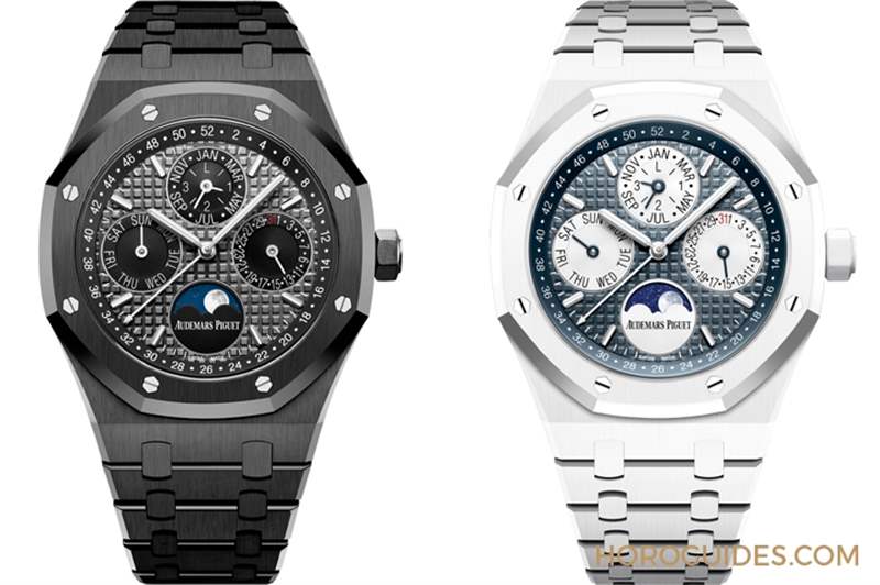 愛(ài)彼第一只藍(lán)色陶瓷表!皇家橡樹(shù)萬(wàn)年歷藍(lán)色陶瓷鏈帶腕表-復(fù)刻表