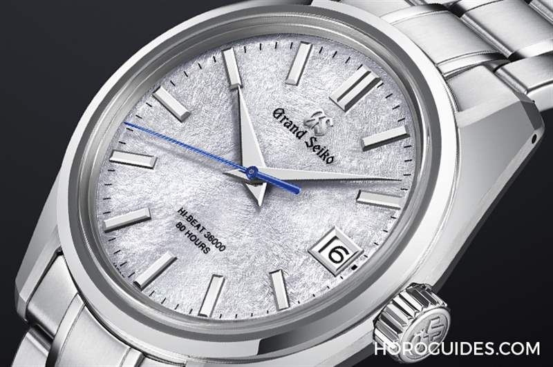 淡藍面盤呈現(xiàn)巖手山「融雪」美景,Grand Seiko 44GS首款白鋼材質(zhì)-復(fù)刻表