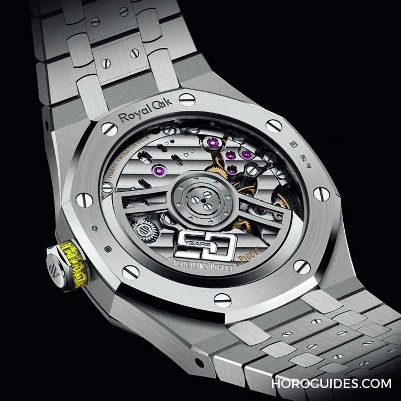 10種寶石上陣！款款都是主角｜愛彼皇家橡樹系列自動上鏈腕表白金款-復刻表